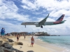 AA on landing at SXM airport