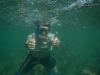 Jason under water