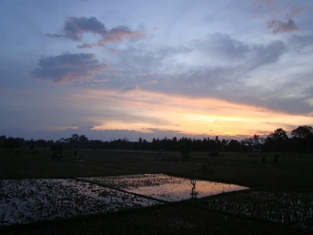Sunset on our last night in Ubud | a.b. journey