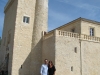 The tower behind us dates to the 12th Century with its original moat