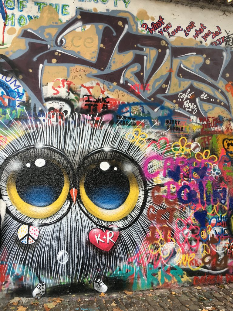 Graffiti on Lennon Wall